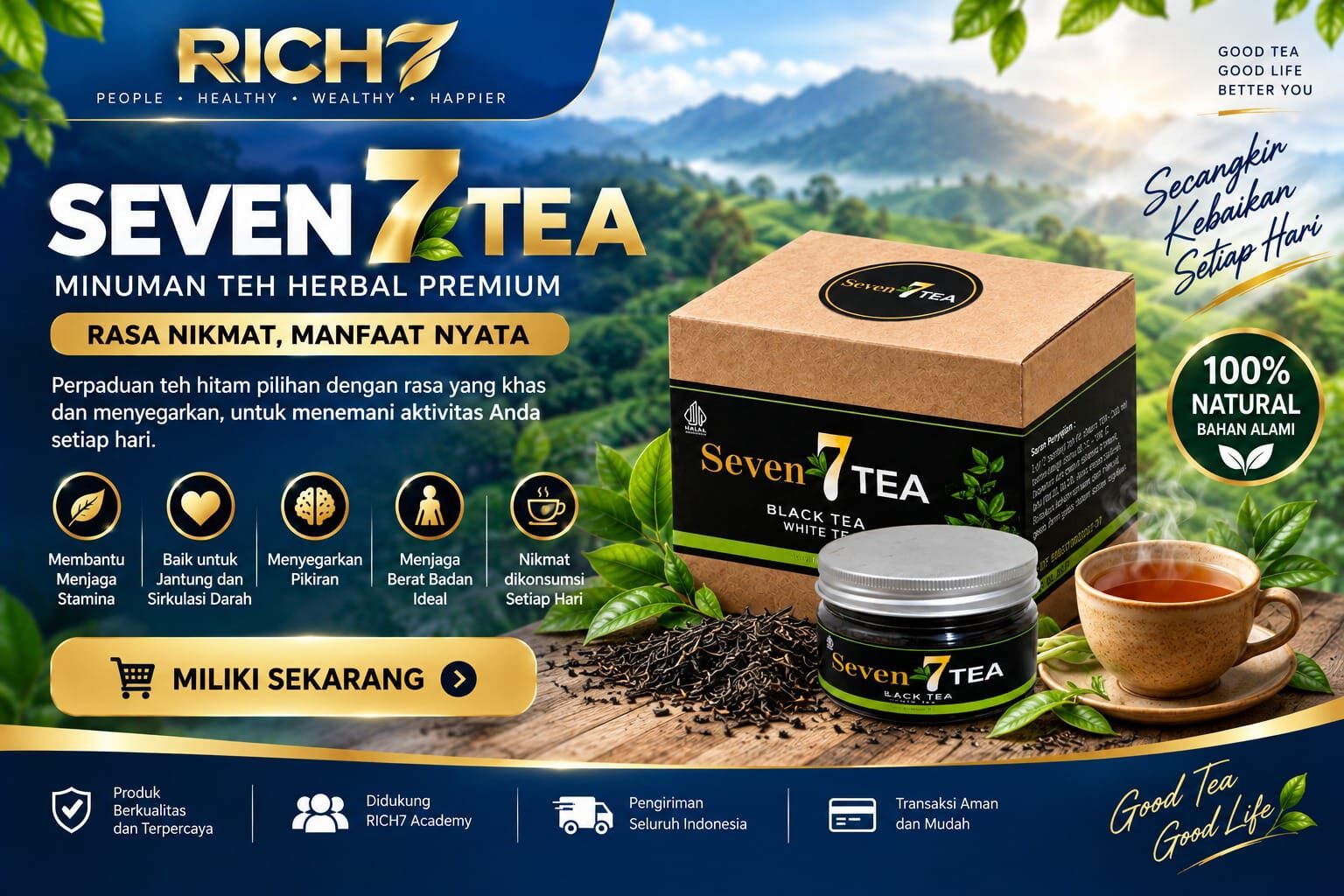 Promo Seven 7 Tea RICH7